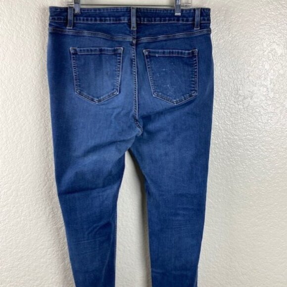 Lane Bryant Women's Skinny Stretch Blue Jeans Sz 16R - Picture 7 of 14